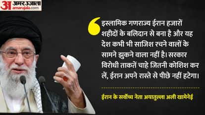 Iran Unrest Anti government protests Updates Ayatollah Ali Khamenei addressed the public