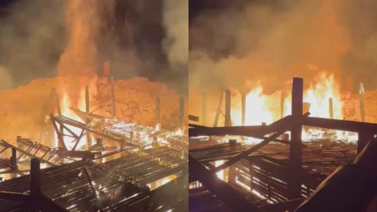 Sagar News: Fire breaks out in a cold storage facility in Rampura, Sagar.