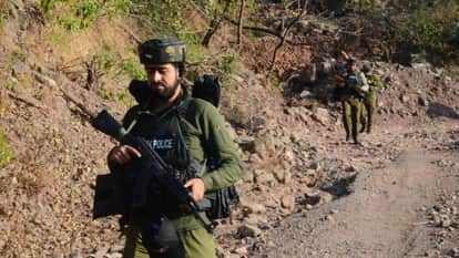 Drones and helicopters were deployed to search for terrorists hiding in Bilawar; the terrorist hideout was des