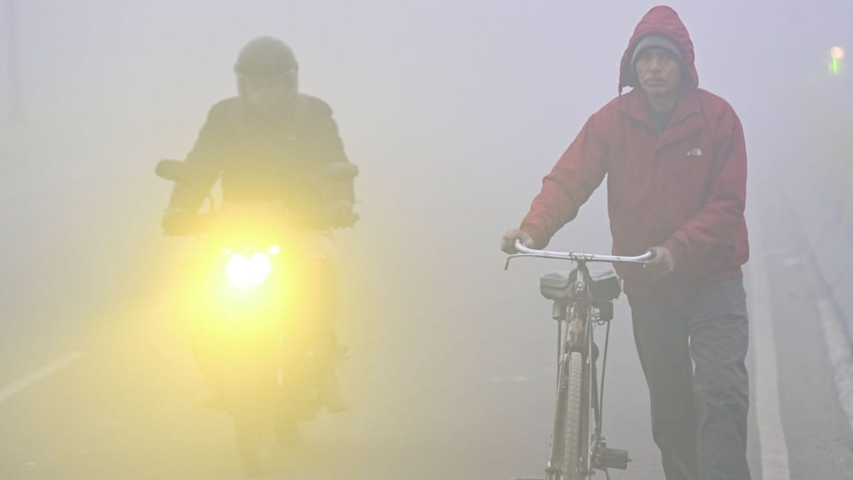 Weather update forecast Extreme cold wave Water sources frozen fog rain alerts issued traffic also affected