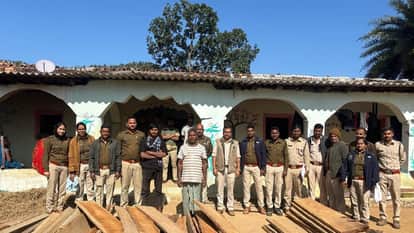 Forest department action creates panic among smugglers raids conducted at several locations lakhs worth of tim