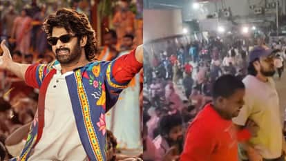 The Raja Saab Starring Prabhas Premieres Trigger Chaos At Hyderabad Theatres