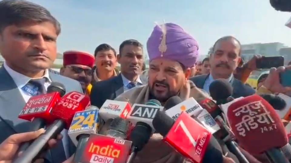 Brij Bhushan Sharan Singh said in Gonda tears come out when one is very happy