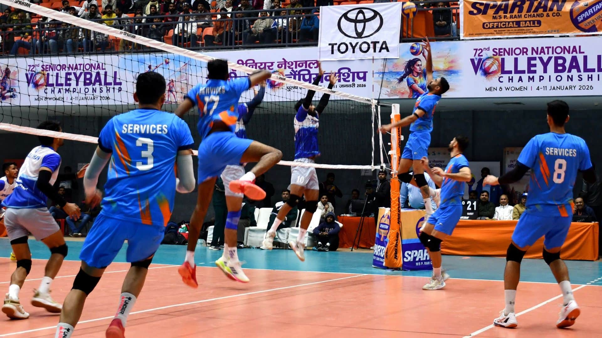 Volleyball Uttar Pradesh women team winning streak ends knocked out of championship after loss in match