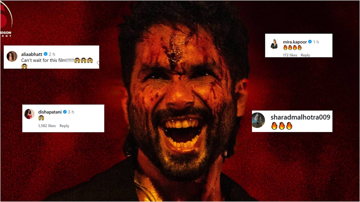 Alia Bhatt To Disha Patani Celebs and Netizens reaction On Shahid Kapoor Vishal Bhardwaj O Romeo First Poster