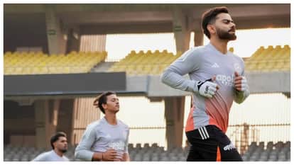 IND vs NZ: Virat kohli shared practice session photos on social media
