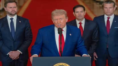 President Donald Trump warns Iran said US would hit Iran where it hurts