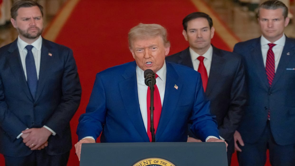 President Donald Trump warns Iran said US would hit Iran where it hurts