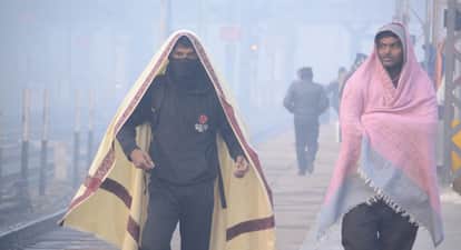 Kanpur Weather AQI crosses 416 in Kidwainagar frost warning issued amidst fog and biting cold visibility zero