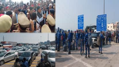 Kapsad Case: SP MP Stopped at Kashi Toll, Party Workers Protest and Sit on Expressway