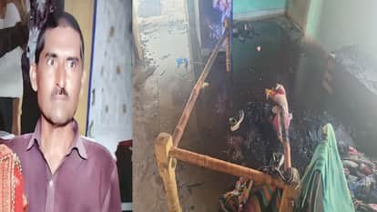 Electricity worker sleeping on cot burnt to death