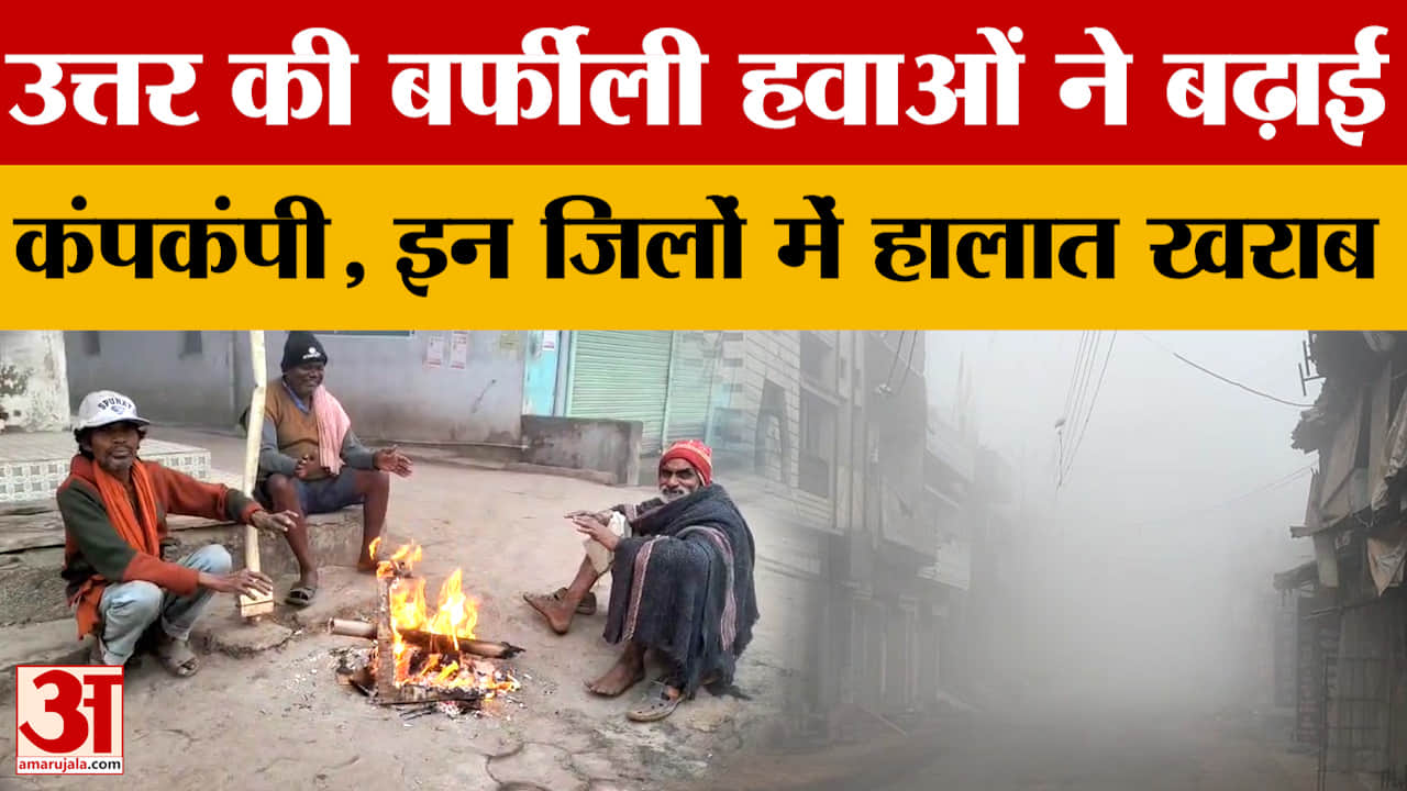 MP Weather : बर्फीली हवाओं ने मध्य प्रदेश में बढ़ाई कंपकंपी, ग्वालियर-चंबल में दिन भी ठिठुरे