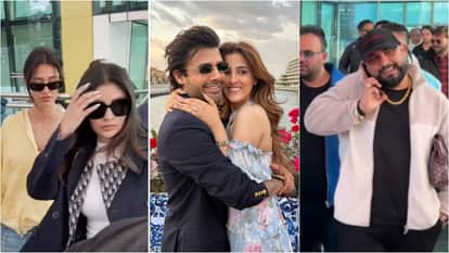 Nupur Sanon Stebin Wedding: Mouni roy Disha B Praak spotted at Udaipur airport for Kriti Sanon Sister marriage