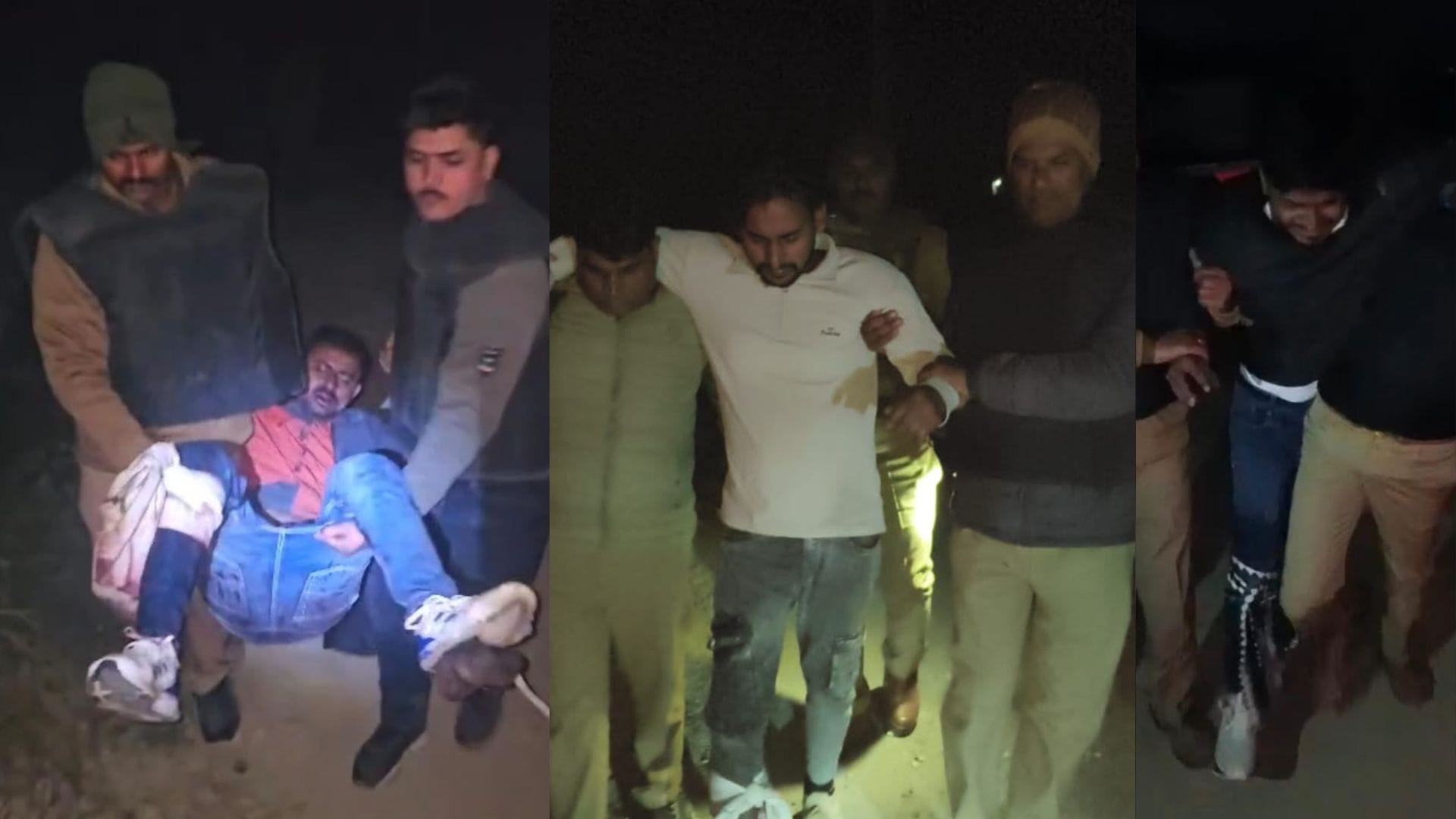 Azamgarh police arrested notorious gangster in police encounter