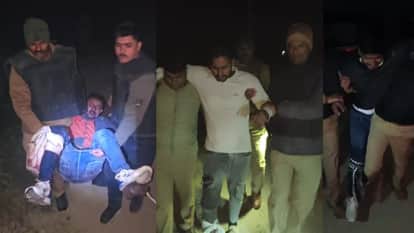 Azamgarh police arrested notorious gangster in police encounter