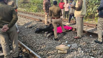 bodies of couple found on railway track in Lucknow Police investigating