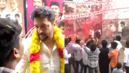 Sivakarthikeyan Movie Parashakti Release Fans Celebrated Outside Theater Ravi Mohan Met Them