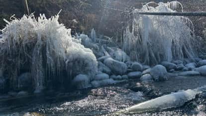 With temperatures dropping, water sources froze, making travel difficult in the mornings and evenings.