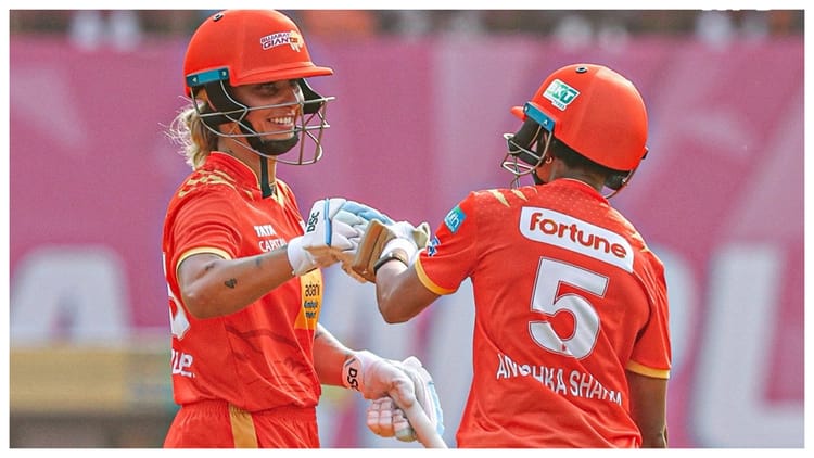 Upw Vs Gg Live Score:यूपी की झटके से शुरुआत, किरन नवगिरे एक रन बनाकर आउट; रेणुका सिंह ने किया बोल्ड – Upw Vs Gg Women Live Cricket Score Gujarat Giants Vs Up Warriorz Wpl 2026 2nd Match Updates