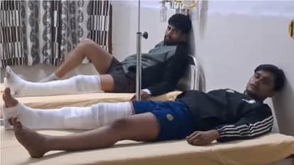 shootout took place between criminals and police in Rewari, two of the criminals were shot in leg