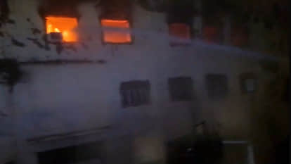 A massive fire broke out in the commercial tax office, destroying years old records.