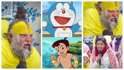 premanand ji maharaj met chhota bheem doraemon voice over artist Sonal Kaushal