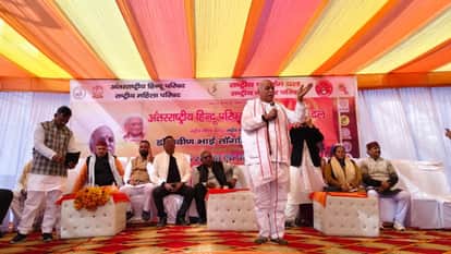 Praveen Togadia addressed the public meeting in bareilly