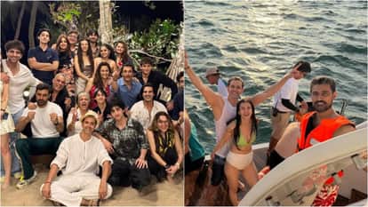 Hrithik Roshan Shares His Birthday celebration glimpse girlfriend Saba Azad ex wife Sussanne spotted In Photos