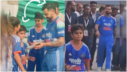 Virat Kohli gives autograph to his 'childhood look-alike', fans stunned as video goes viral