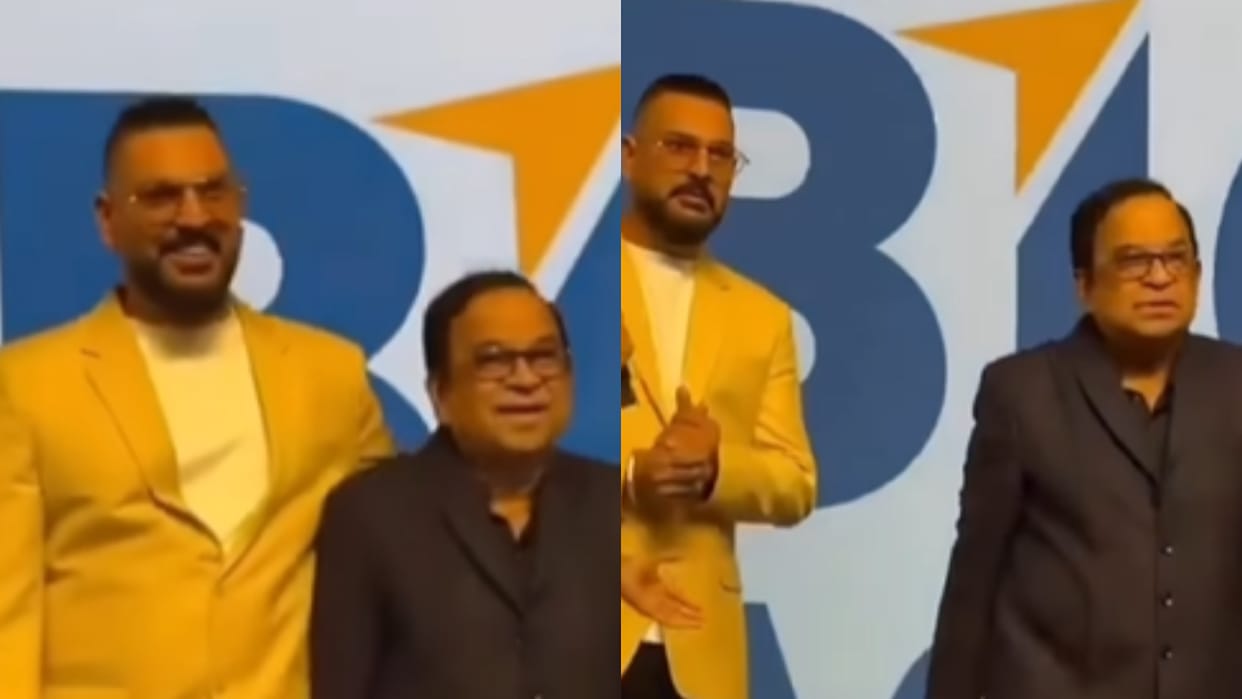 Yuvraj Singh Nor Recognize Famous Comedian Brahmanandam Video Viral