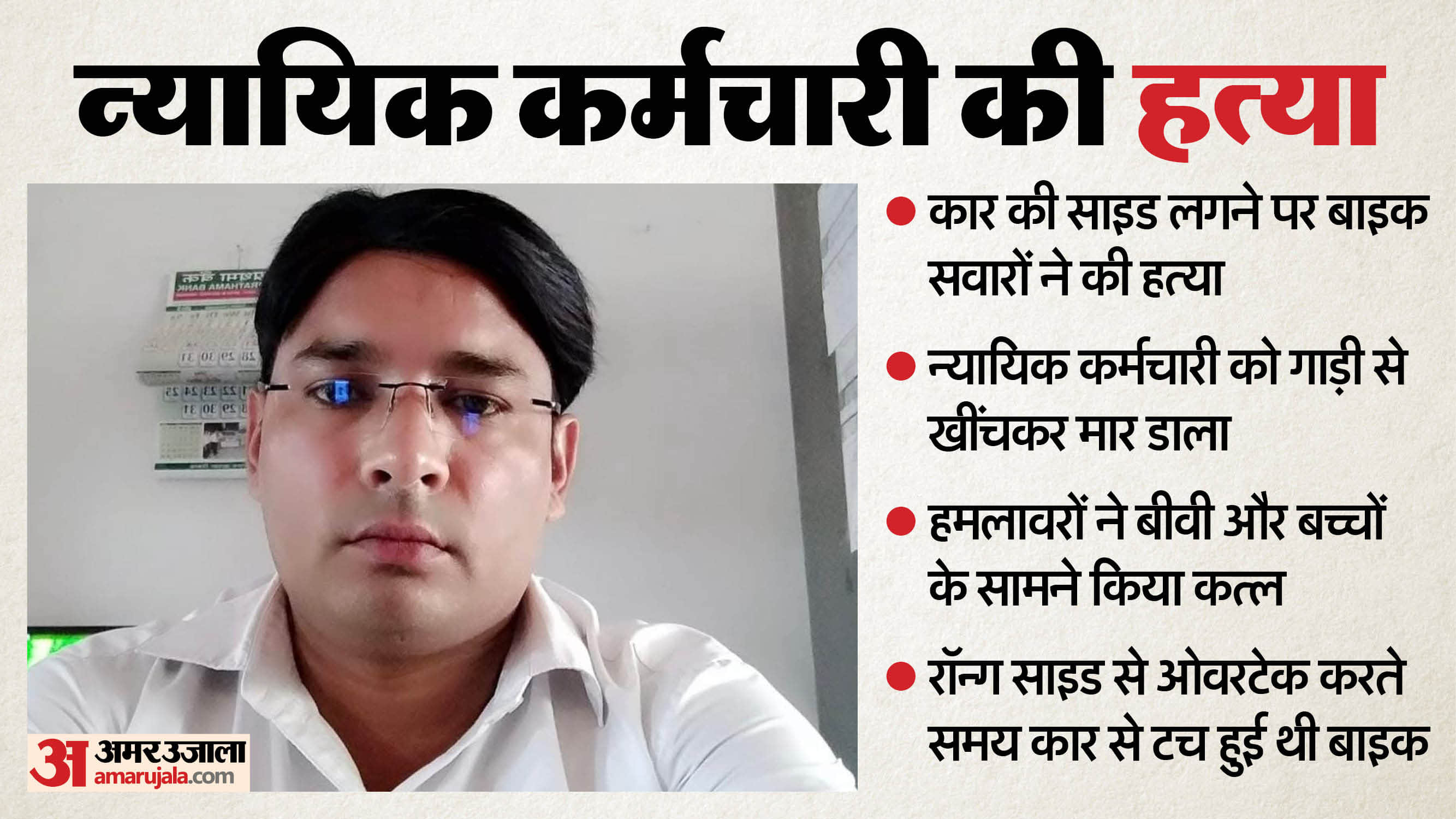 Bikers beat judicial employee to death after car brushed against bike In Amroha