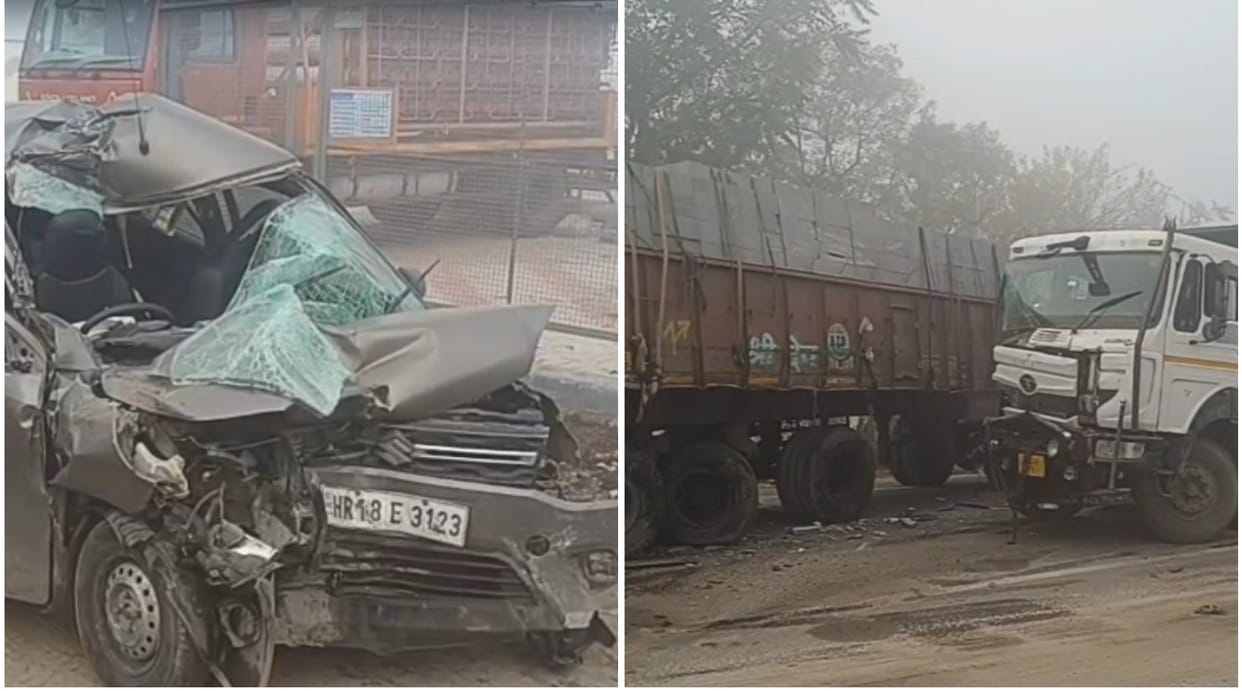 2 injured in road accident at Charkhi Dadri