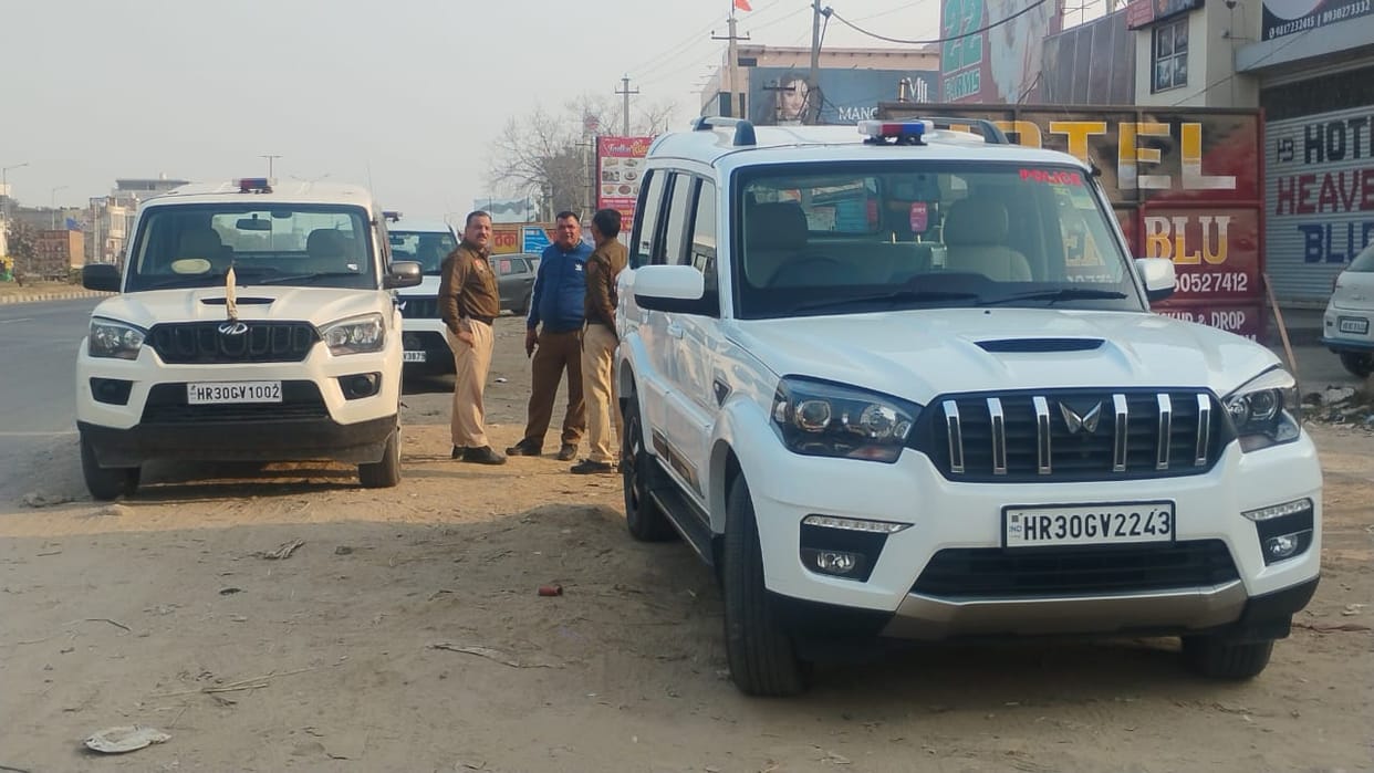 Police raided hotels in Hodal detaining five boys and eight girls