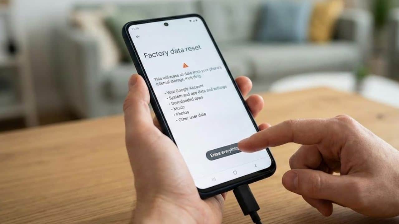 फैक्ट्री रिसेट (सांकेतिक)