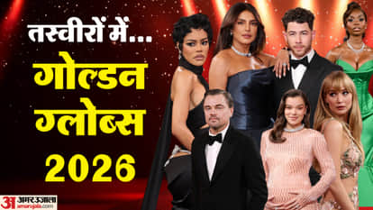 Golden Globe awards 2026 red carpet in pictures priyanka chopra and nick jonas to leonardo & hailee steinfeld