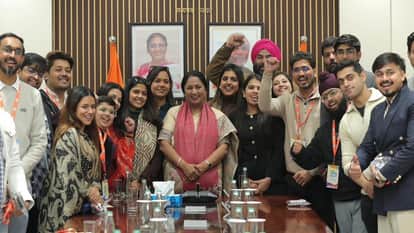 Chief Minister Rekha Gupta said that the youth are the real backbone of a developed Delhi