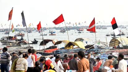 More than two crore devotees are expected to take a holy dip on Makar Sankranti