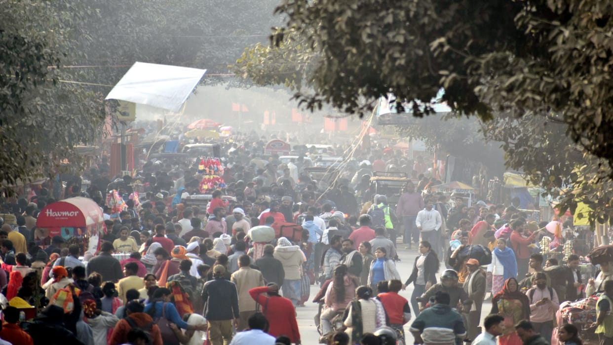 More than two crore devotees are expected to take a holy dip on Makar Sankranti