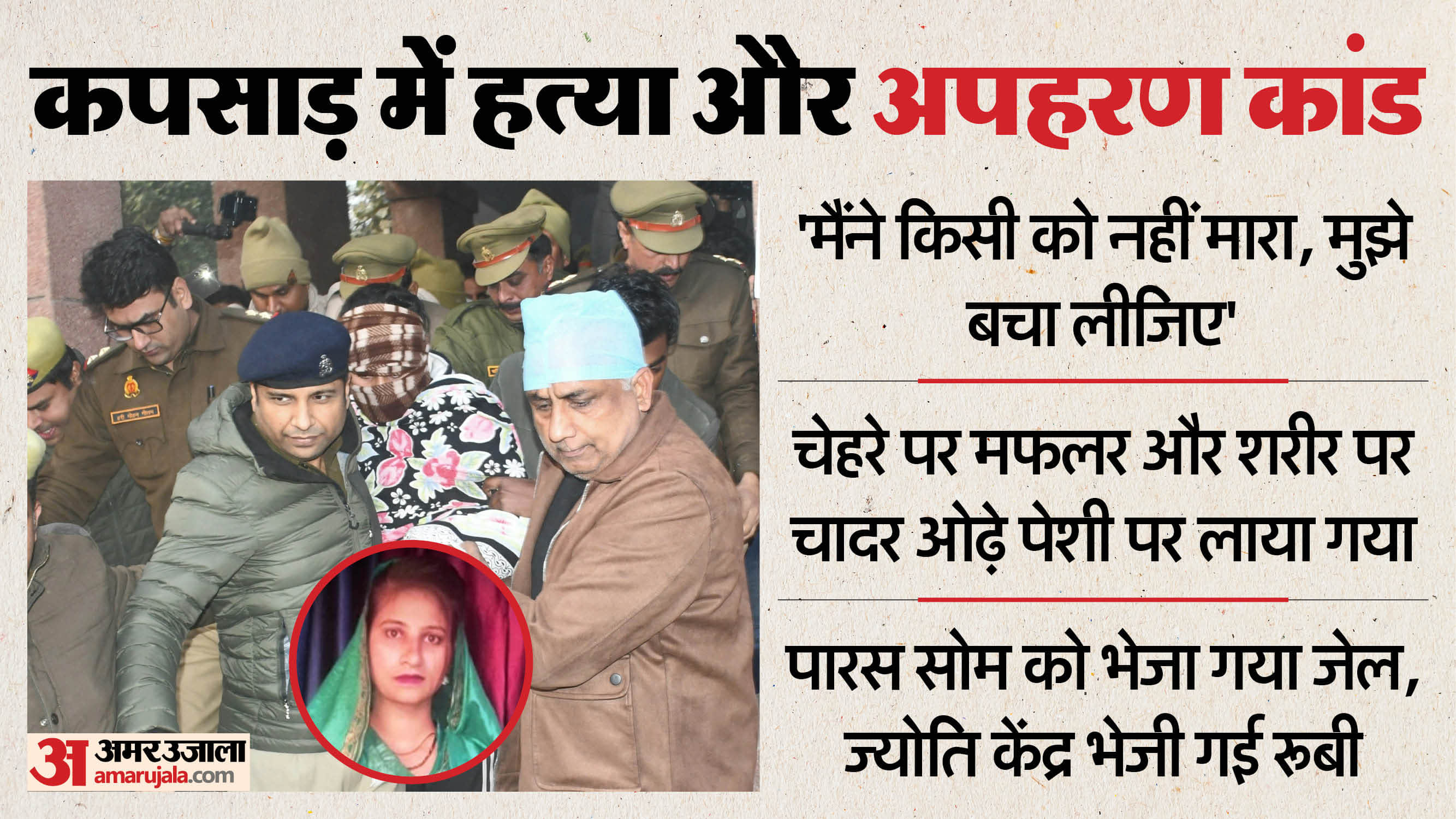 Meerut Murder and Kidnapping Case Paras Som was sent to jail and Ruby was sent to Jyoti Center