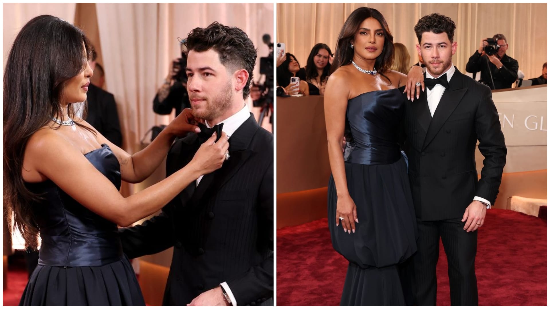 priyanka chopra and husband nick jonas golf cart video viral from oscar awards ceremony
