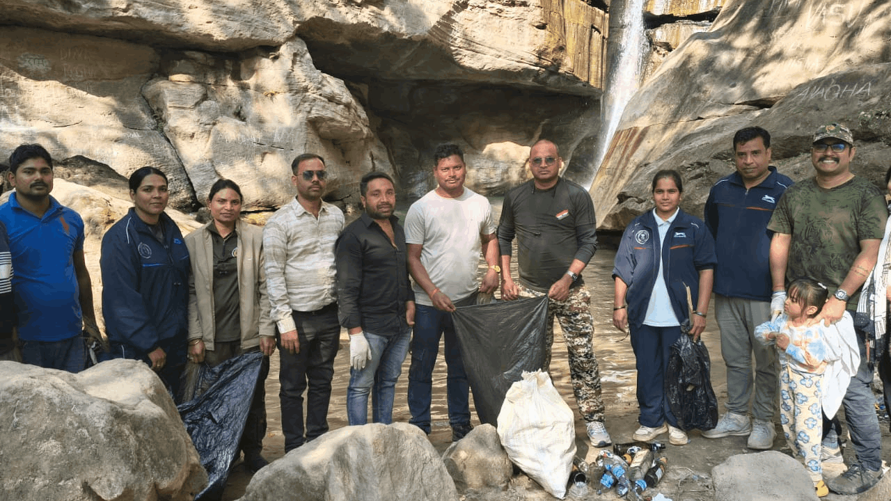 रानी झरिया में स्वच्छता अभियान