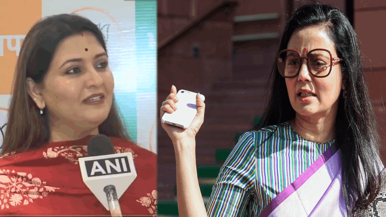 विधायक भावना बोहरा और सांसद महुआ मोइत्रा