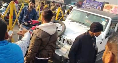 Traffic Diversion Chokes Mall Road in Agra Vehicles Crawl for Hours