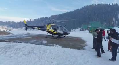 Helicopter service launched in tourist destination Gulmarg
