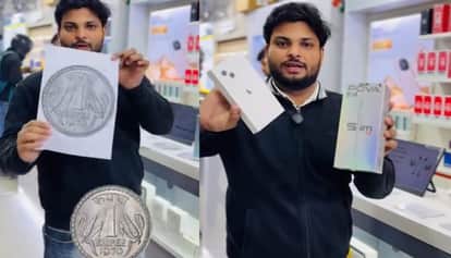 Viral video pay rs 1 and get iPhone 13 shopkeepers offer sets internet on fire