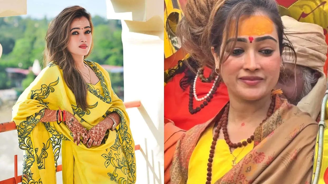 Beautiful Sadhvi Harsha Richharia says I am not Sita announces departure from path of religion reveals reason