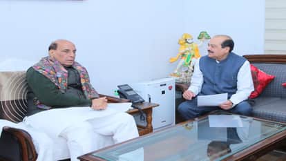MP Harsh Mahajan met Defence Minister Rajnath Singh