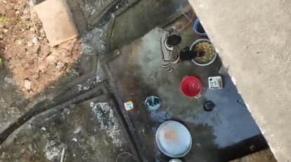 Kanpur HBTU Students outraged after potatoes were washed with feet in the mess hall boycott classes