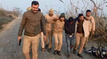Etawah Friend murdered after fight at birthday party accused injured in police encounter shot in leg