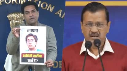 Delhi minister Kapil Mishra attacked Atishi by displaying missing posters